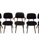 Louis van Teeffelen scissors dinner chairs , wébé, Dutch design