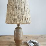 Sandstone lamp and rope