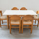Table vintage Hank Lowenstein Padua et 6 chaises, des années 70