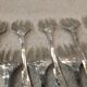 12 silver-plated oyster forks by silversmith Francois Frionnet, Floria