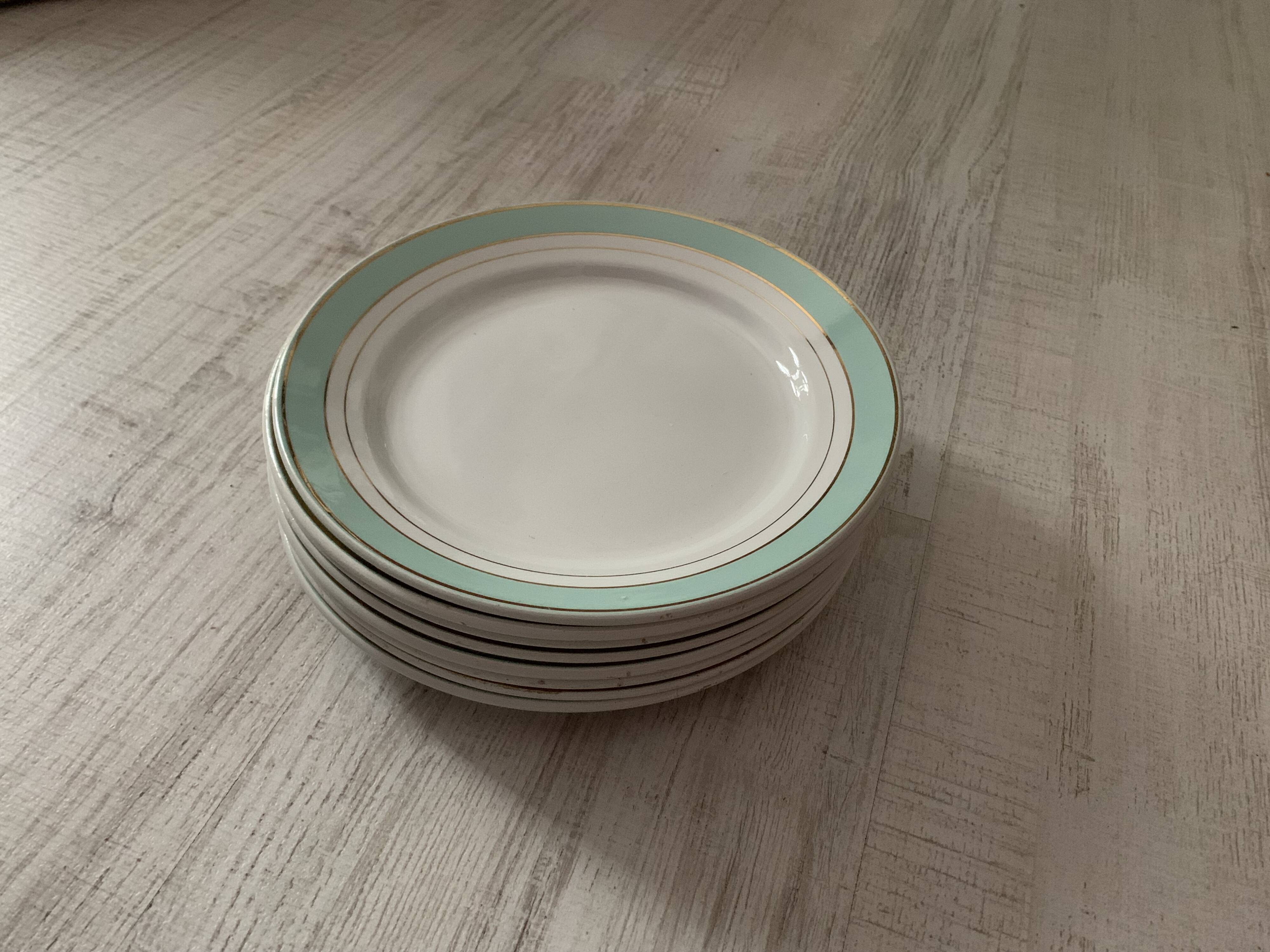 8 Luneville soup plates