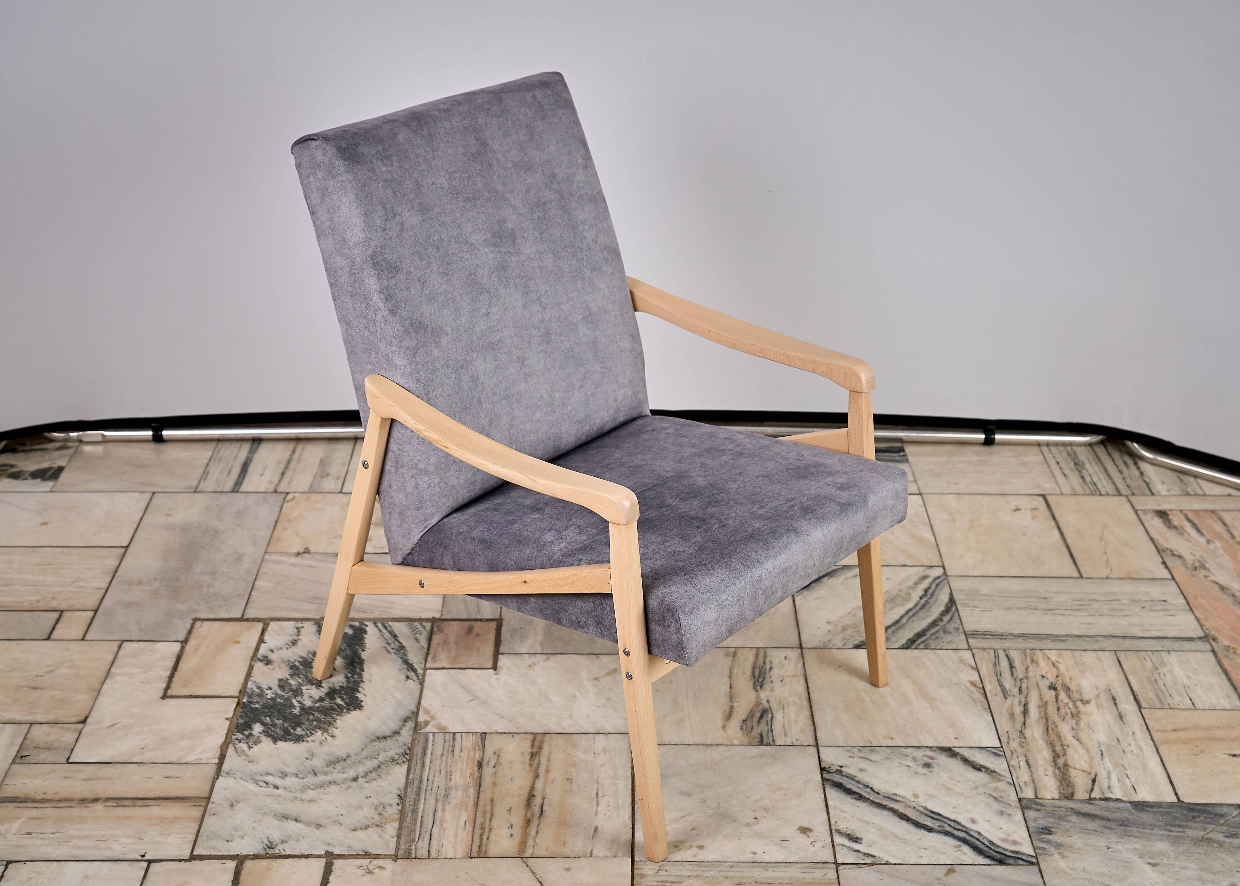 Paire de fauteuils conçus par J. Jiroutek, TON Tchécoslovaquie, années 1960, Vintage