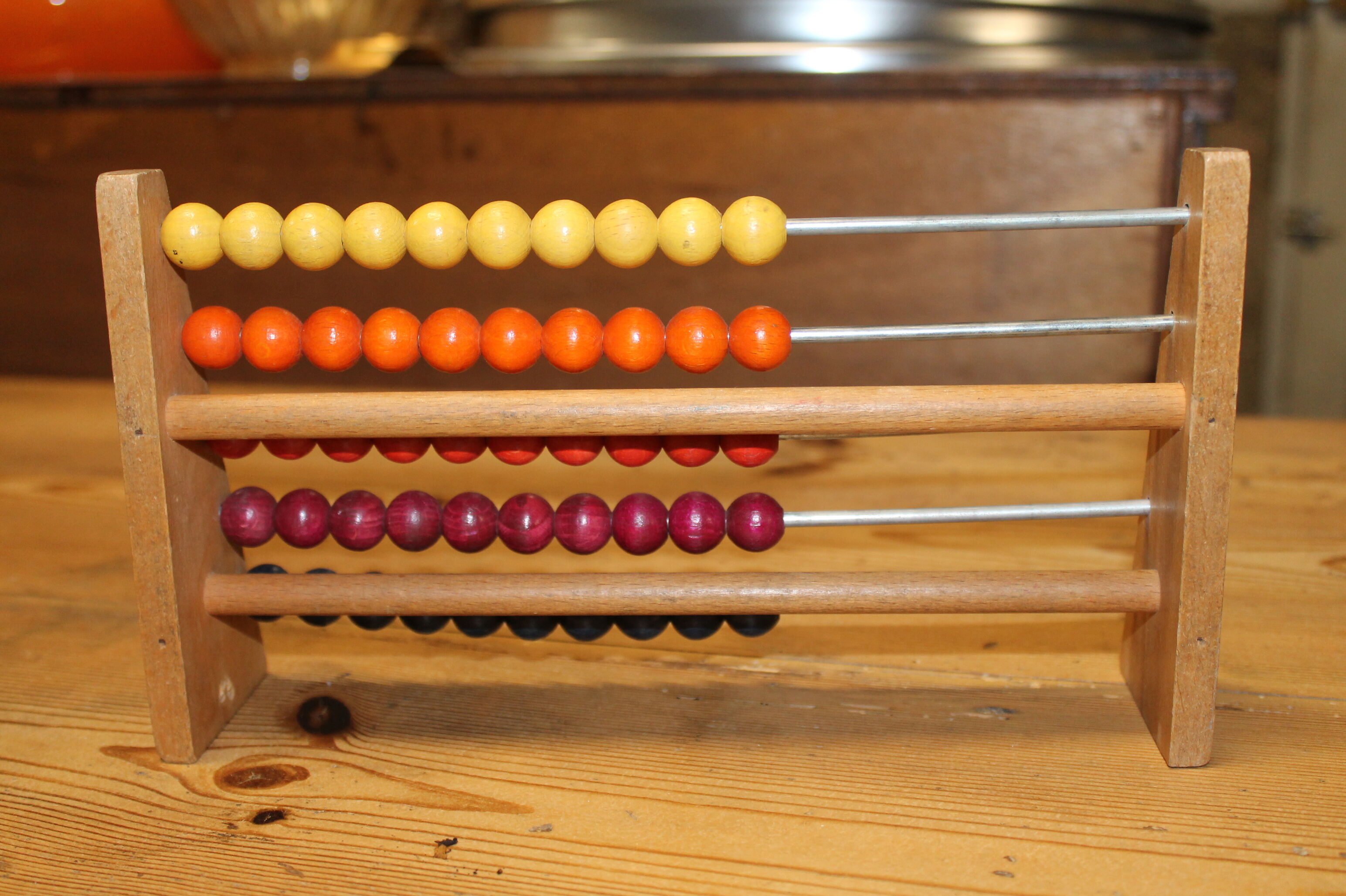 Wooden abacus