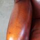 Large comfortable sheepleather wingchair in good condition and beautiful colours