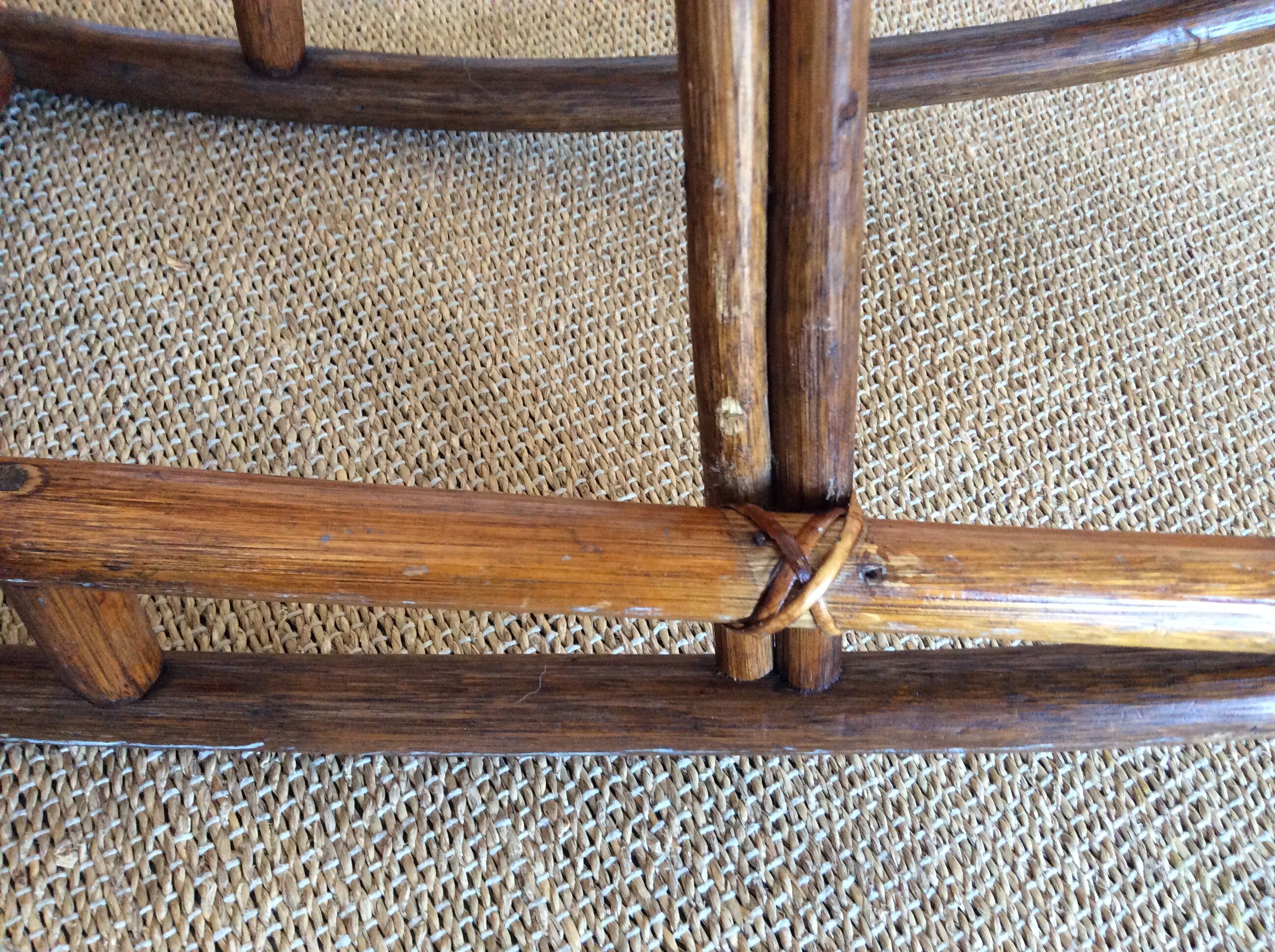 Rattan rocking horse