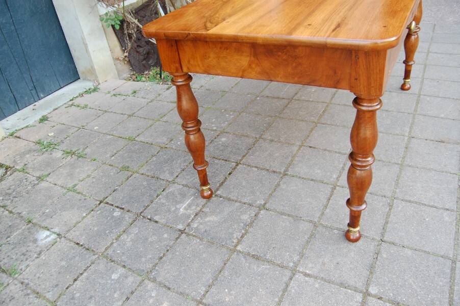 19th-century Louis Philippe walnut desk.
