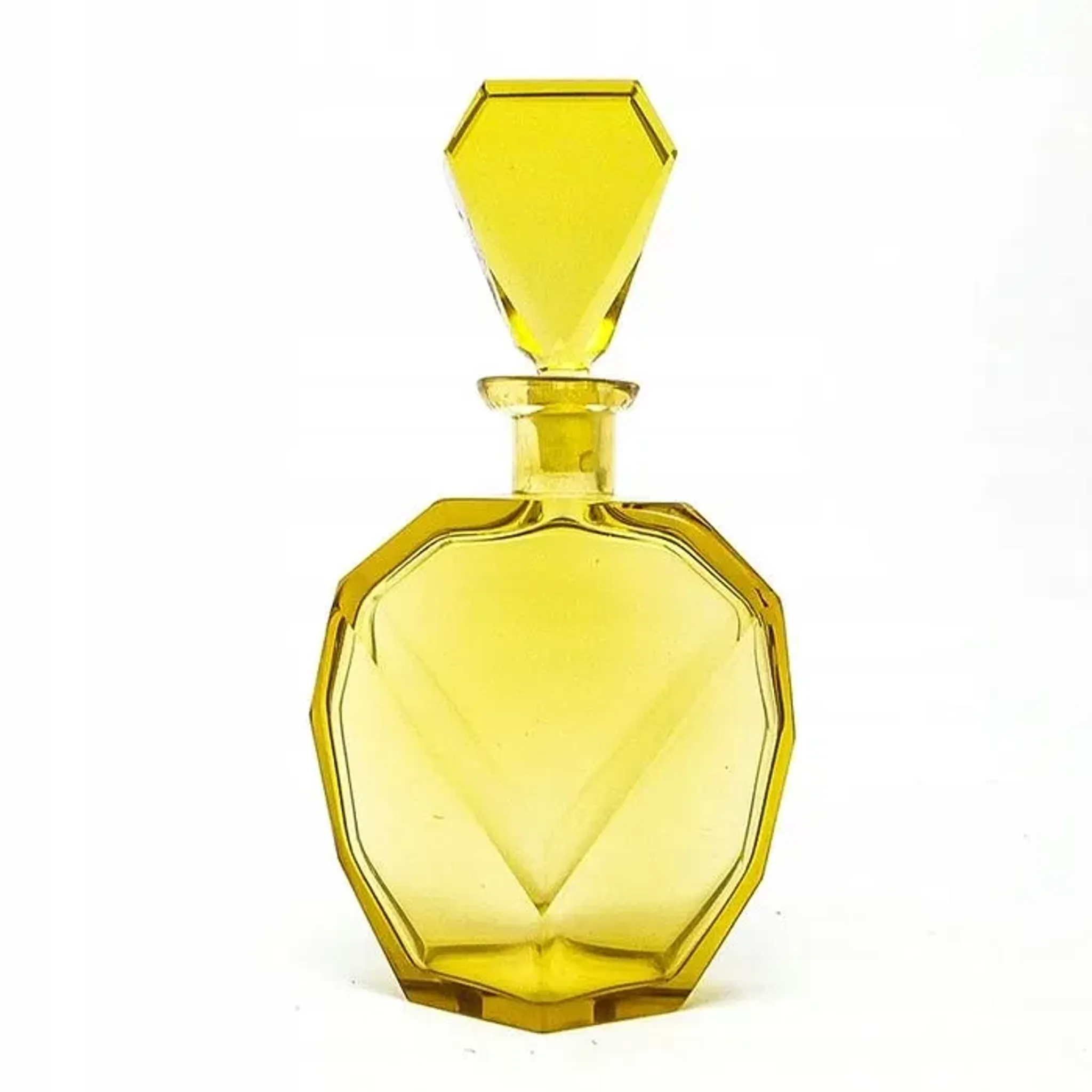 E4H Moser - yellow sensational carafe ART DECO