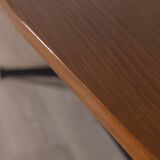 Vintage wooden table from the 1960s designed by Carlo Ratti for Lissoni.