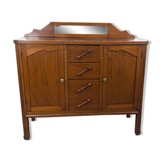 Buffet vintage en acajou et plaquage d'acajou