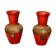Paire de vases en terre cuite, Asie