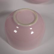Mid-Century Vintage Tea Set Pastel Pink Porcelain Teapot & Cups, 1960s