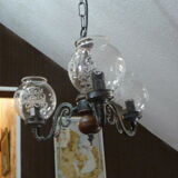 Vintage chandelier 3 branches up