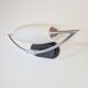 Vintage Bolero Wall Lamp in White Glass by Dieter Sieger for Peill & Putzler, Germany, 1970s