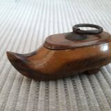 Old snuff box in the shape of a shoe