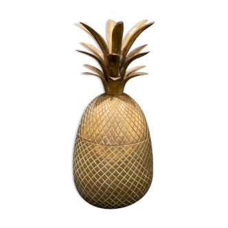 Circa1970 brass pineapple ice bucket