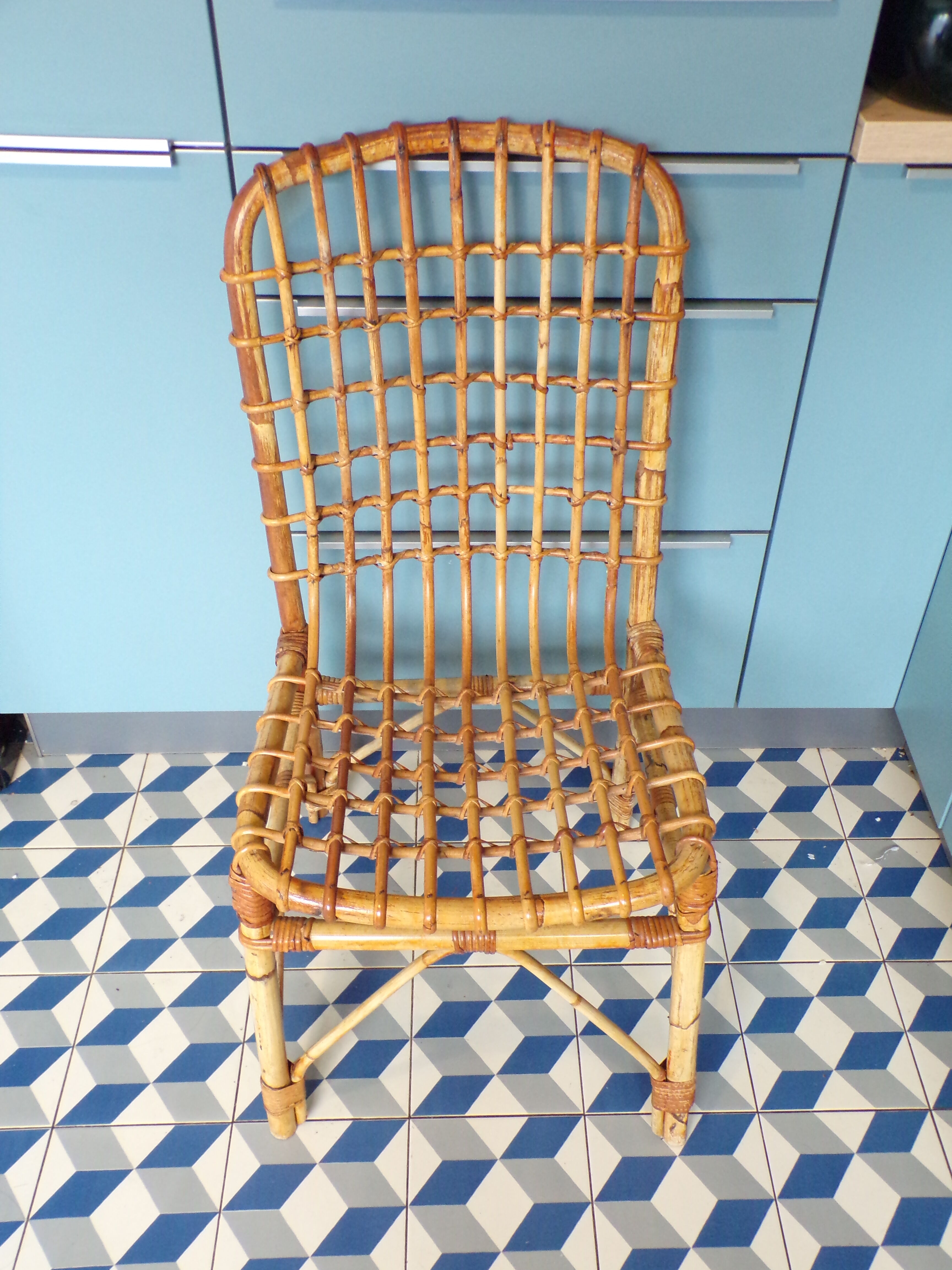 Rattan chair 1950