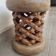 African Bamiléké Brown Stool