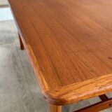 table basse en teck, Danemark années 60