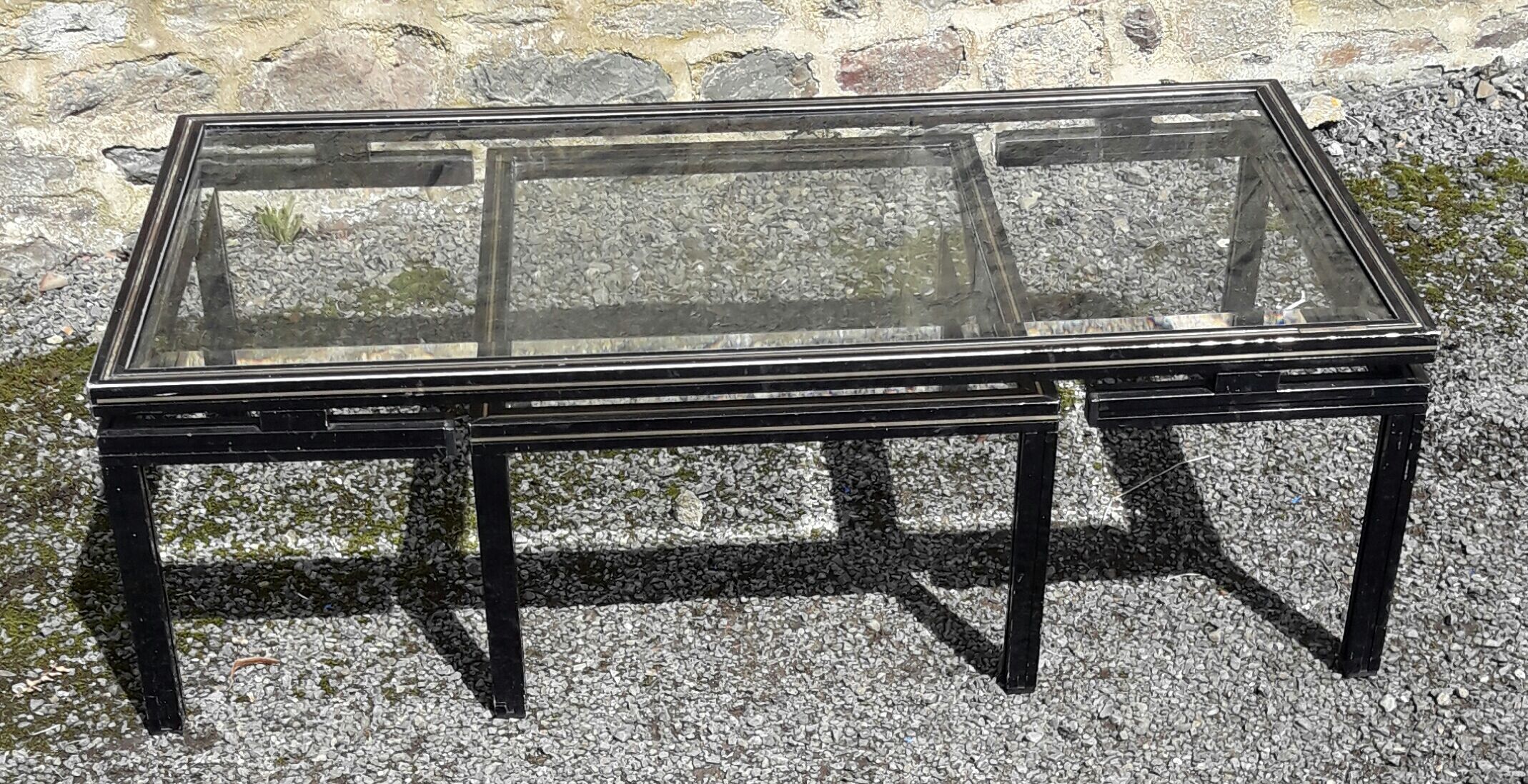 Tables gigognes de Pierre Vandel années 70