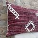 Handmade cushion cover in Berber wool: Moroccan Kilim cushion