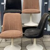 Set of 4 Tulip Base Space Age Chairs