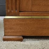 Small Glass-fronted Mahogany Bookcase, Louis XVI style – 1930