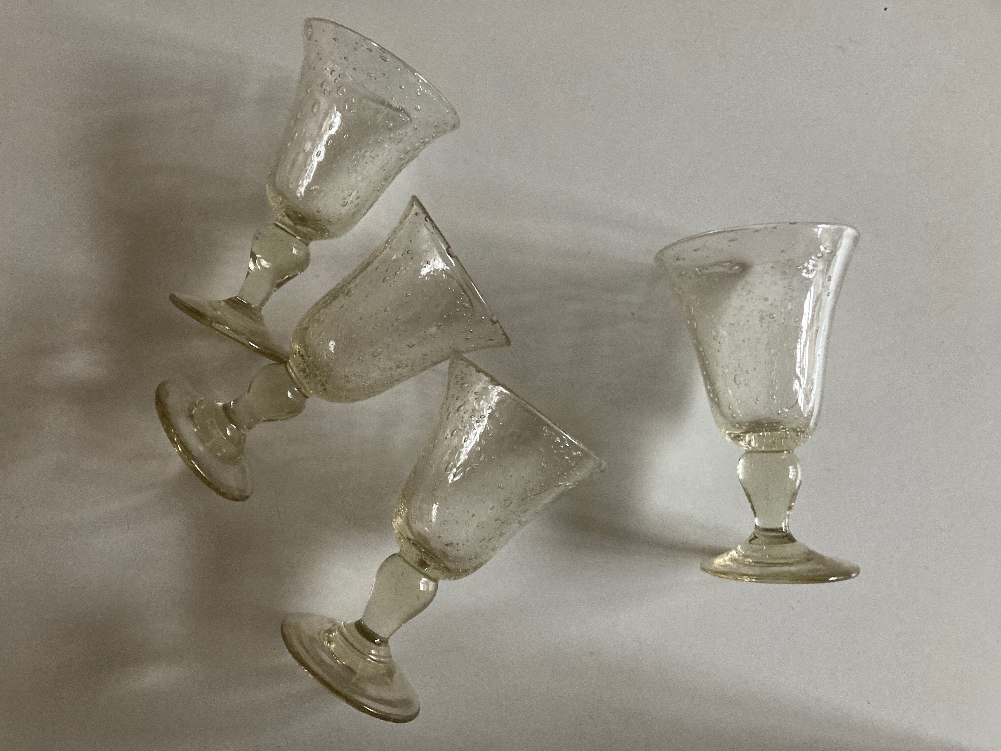 Set of 4 Biot glasses 14cm