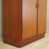 Teak wardrobe, Danish design, 1970s, manufacturer: Omann Jun
