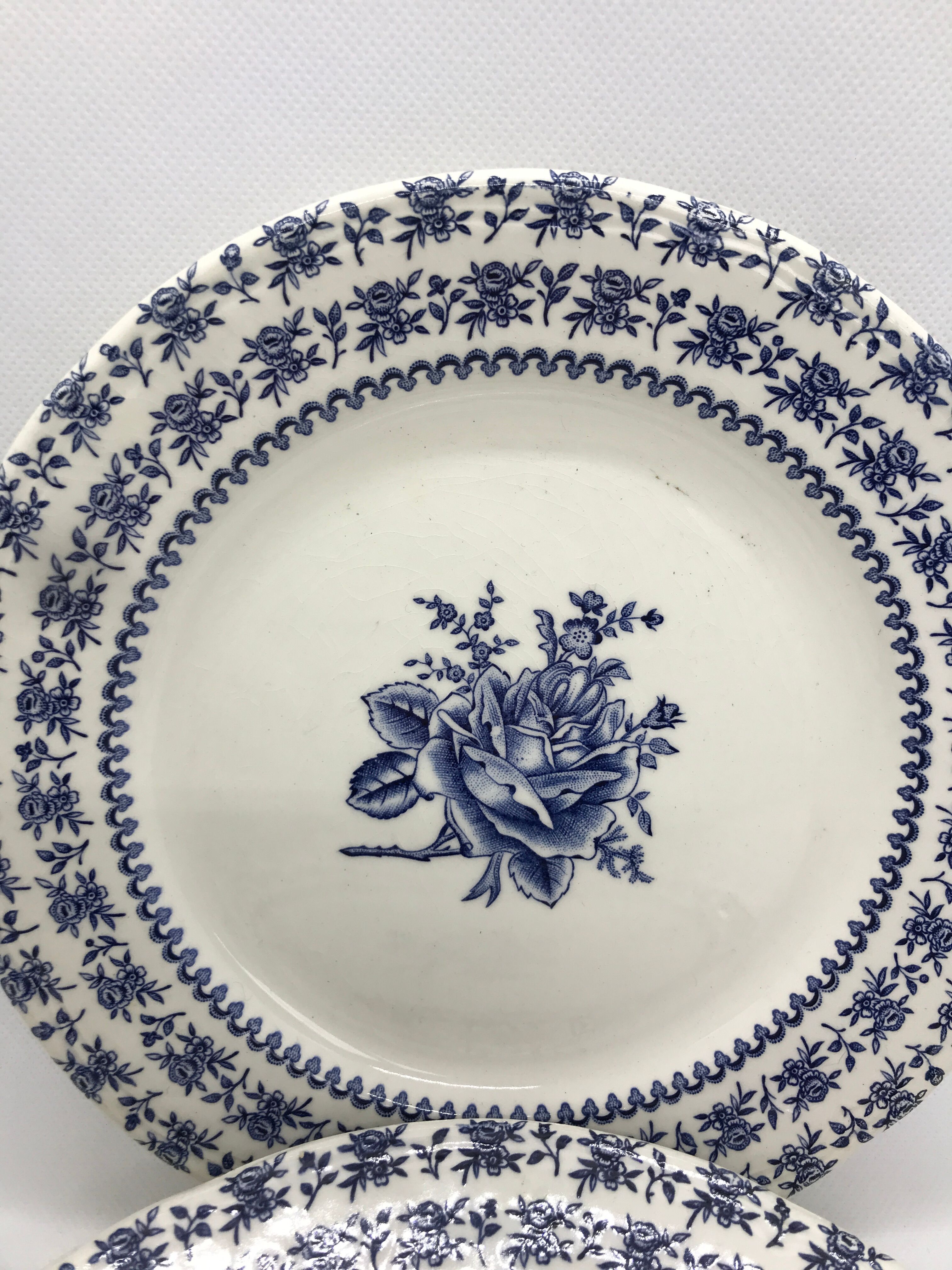 Set of 4 luneville dessert plates