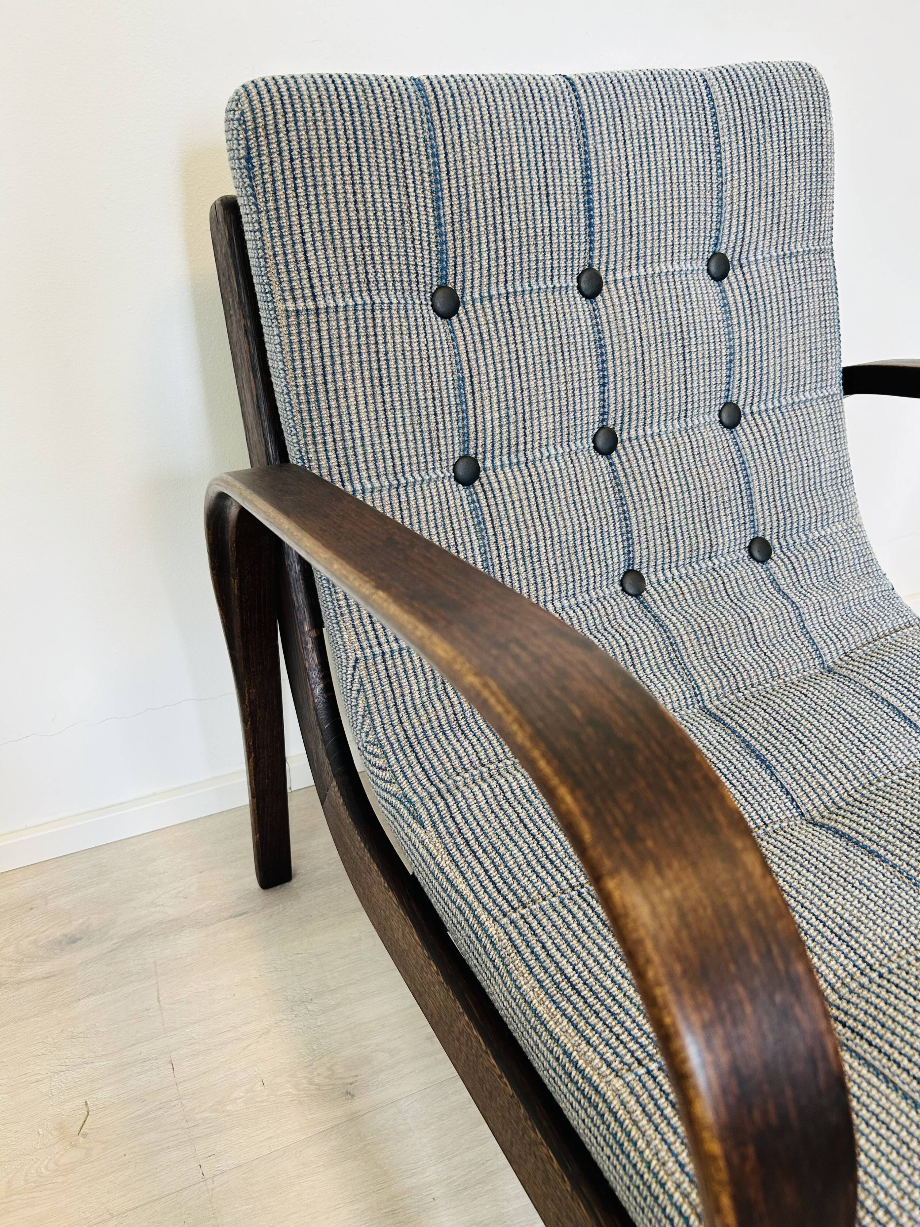 Vintage Lounge Armchair by Kropacek&Kozelka for Interior Prague, 1960’s