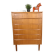 Danish teak chest of drawers with six drawers – Scandinavian mid-century design, 1960s