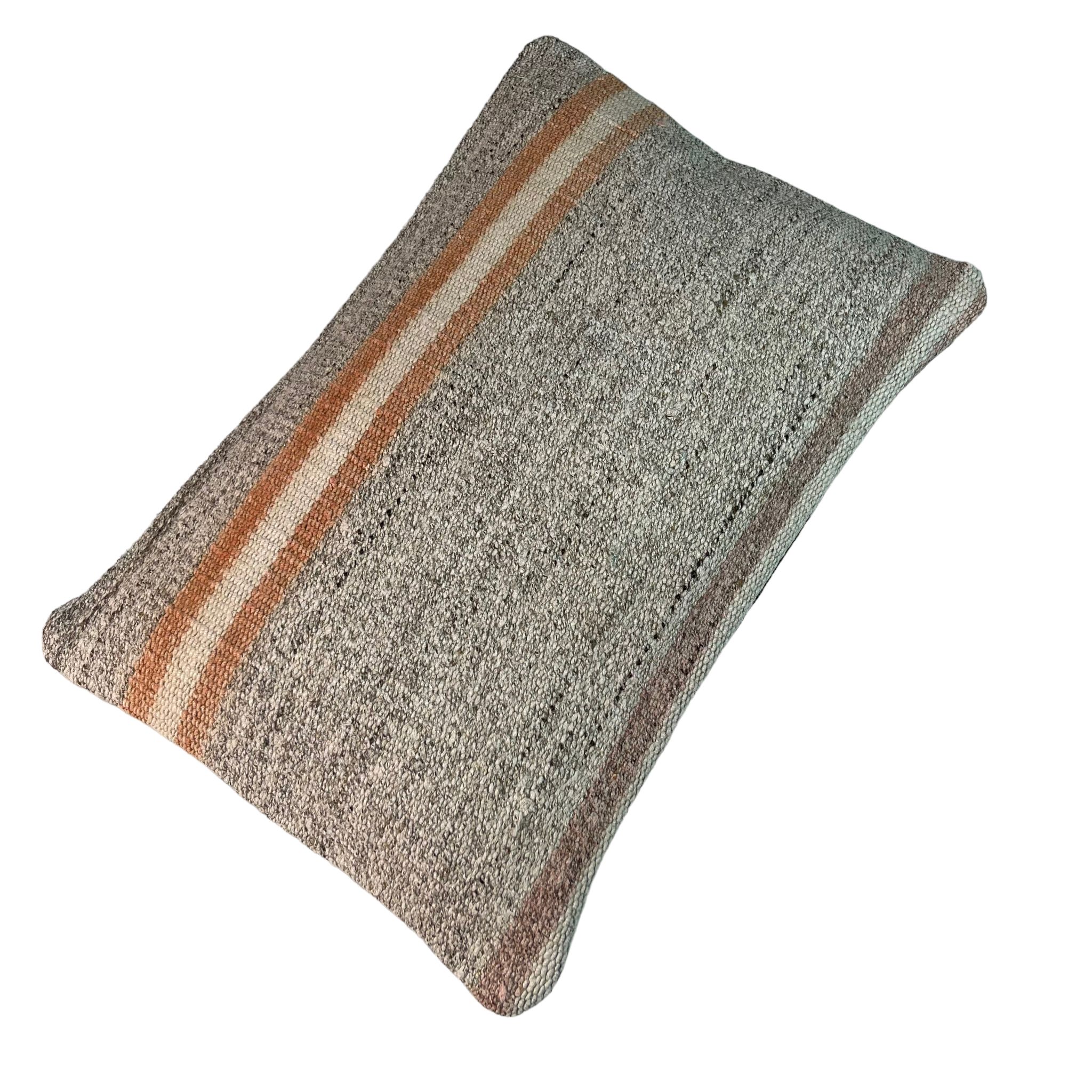 Vintage turkish kilim cushion cover 30x50cm