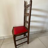 Rustic low chair, child
