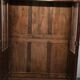 Magnificent Empire wardrobe with columns adorned with bronze, rare.