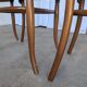 Set of 4 Mid-century Bentwood Cane Dining Chair, Thonet Style, 1970s Yugosl