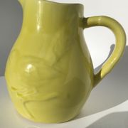 Yellow pitcher bird earthenware Vercor light relief