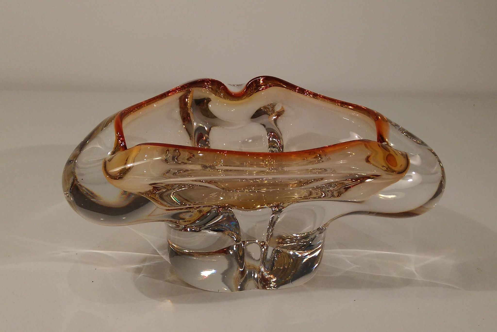 Vintage glass ashtray