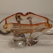 Vintage glass ashtray