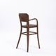 Antique set of Michael Thonet wicker and bentwood childrens chairs, 2