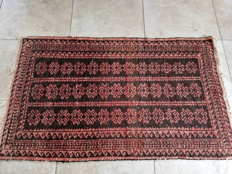 Beloutch Iran Afghanistan wool rug 149x88cm handmade