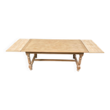 Table à manger de ferme extensible rénovée en bois 260cm