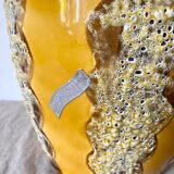 Vintage ceramic pot cover Big fire