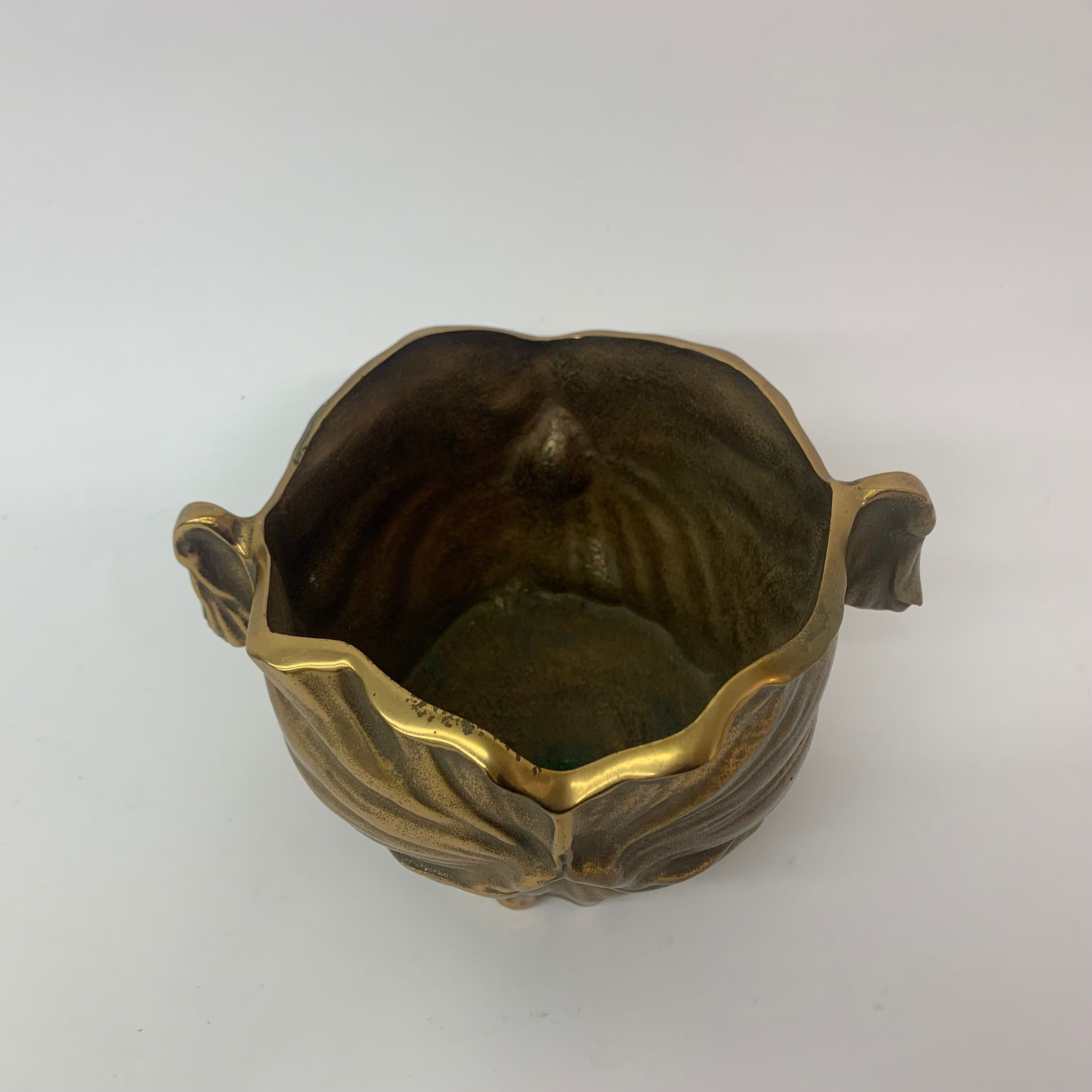Pot de fleurs en bronze, années 1930