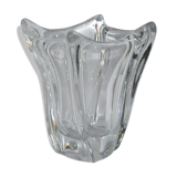 Signed vintage Daum Crystal vase