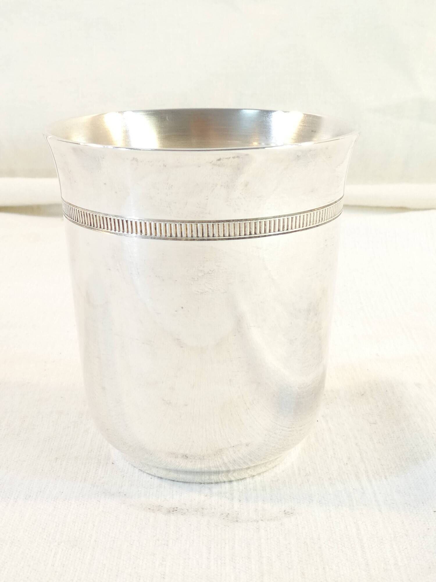 Timpani and towel ring in silver metal bapteme adornment