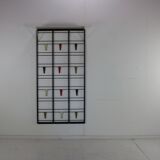 Scale wall mount coat rack with hat shelf by Coen de Vries for Pilastro