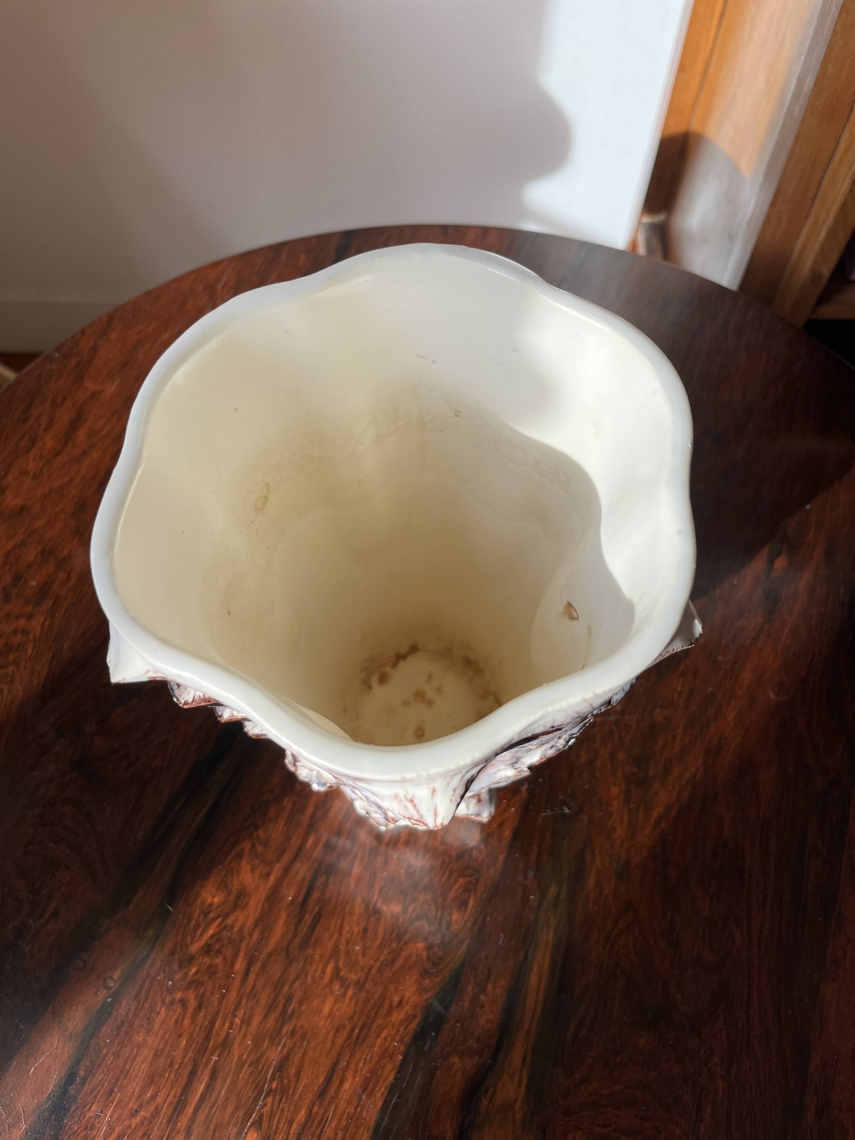 Large vintage Vallauris vase, antique ceramic