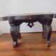 small bench or footrest, wood