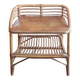 Petit meuble table d appoint vintage en rotin