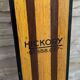 Vintage wooden Rossignol Hickory ski pair